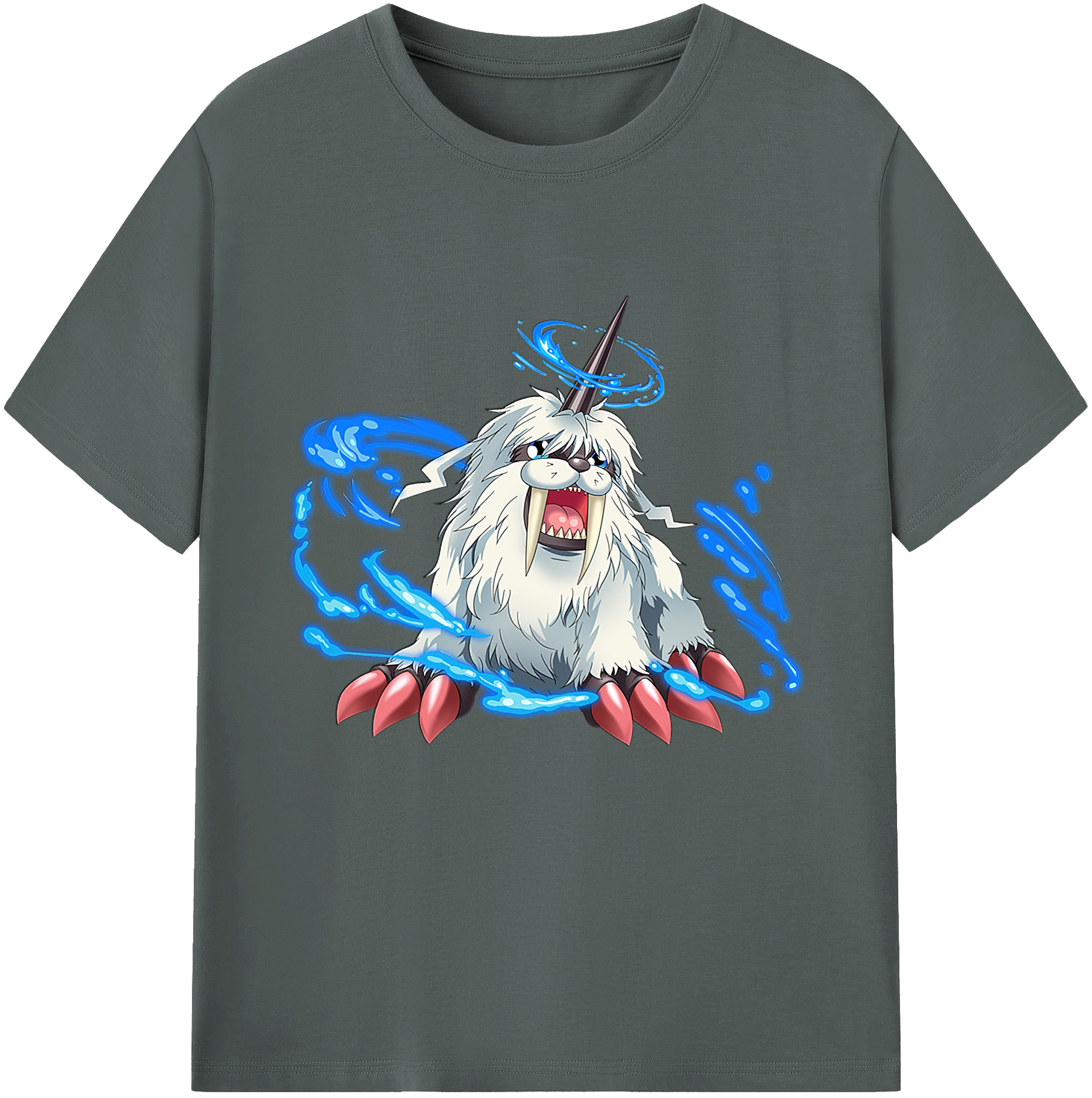 （画像用） Digimon デジタルモンスター/デジモン 綿100％ メンズ半袖Tシャツ｜肌触りやわらか＆通気性